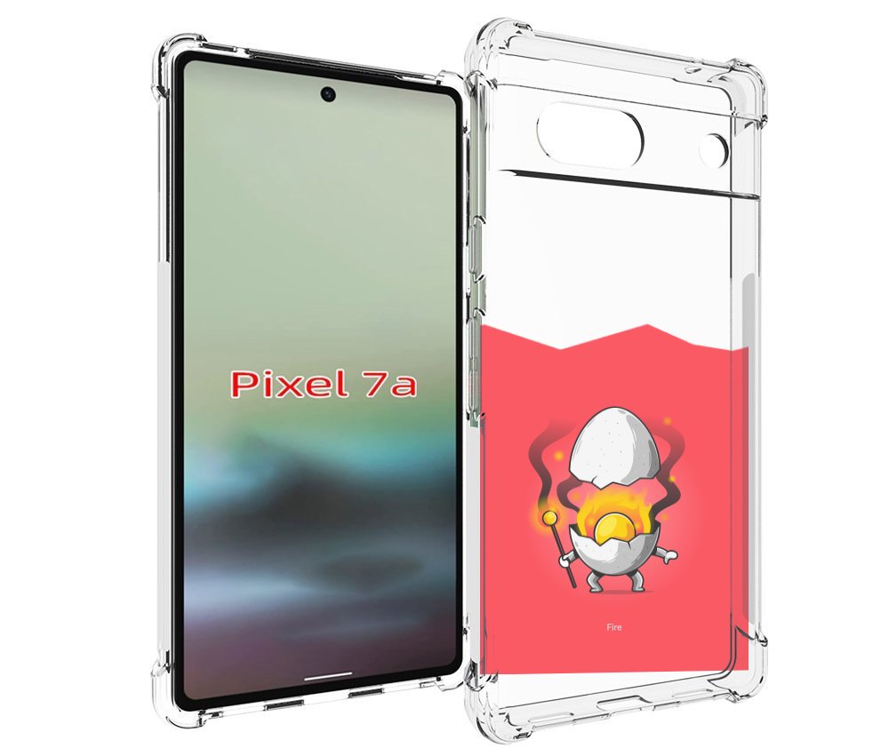 

Чехол MyPads горелое яйцо для Google Pixel 7A, Tocco