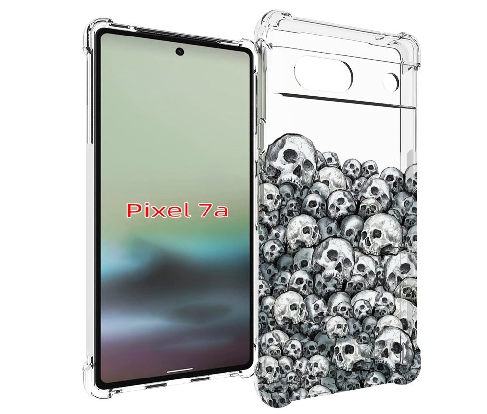 

Чехол MyPads гора из черепов для Google Pixel 7A, Tocco