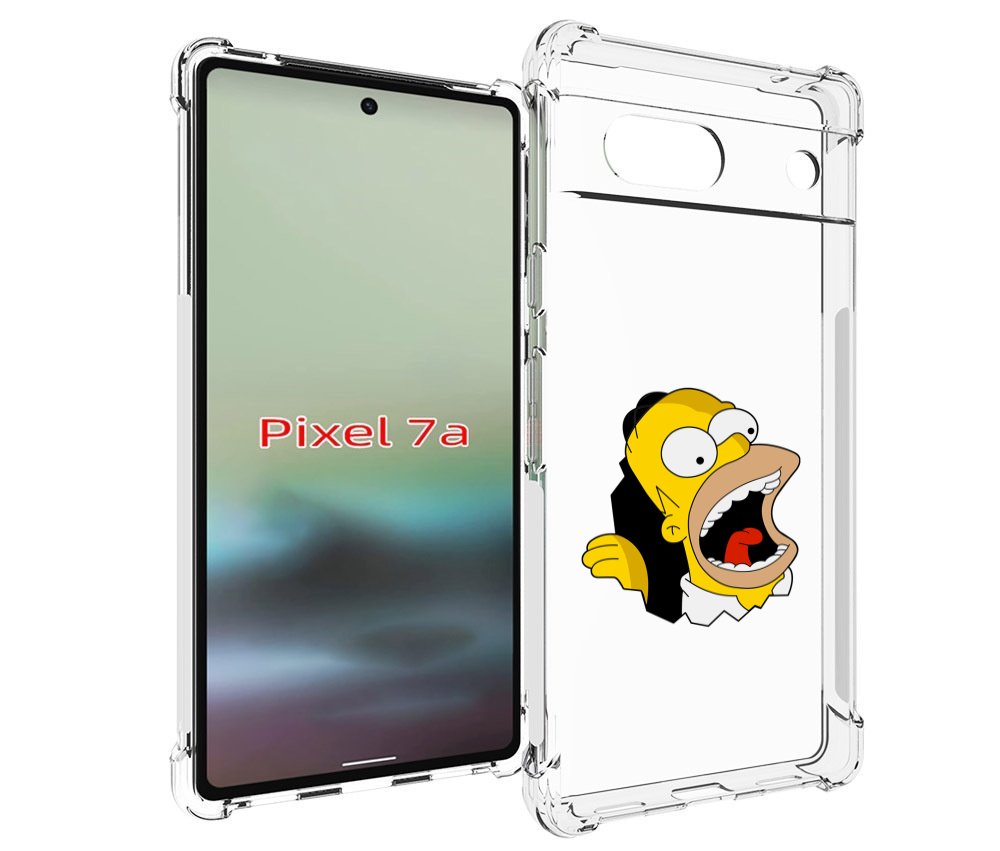 

Чехол MyPads гомер-голодный для Google Pixel 7A, Tocco