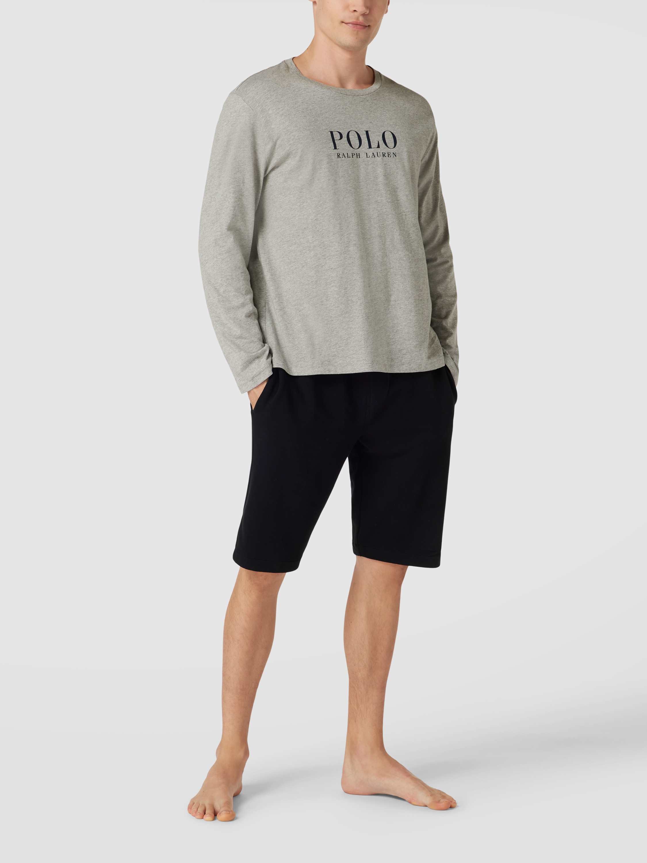 

Лонгслив домашний мужской Polo Ralph Lauren 1675556 серый M доставка из-за рубежа, 1675556