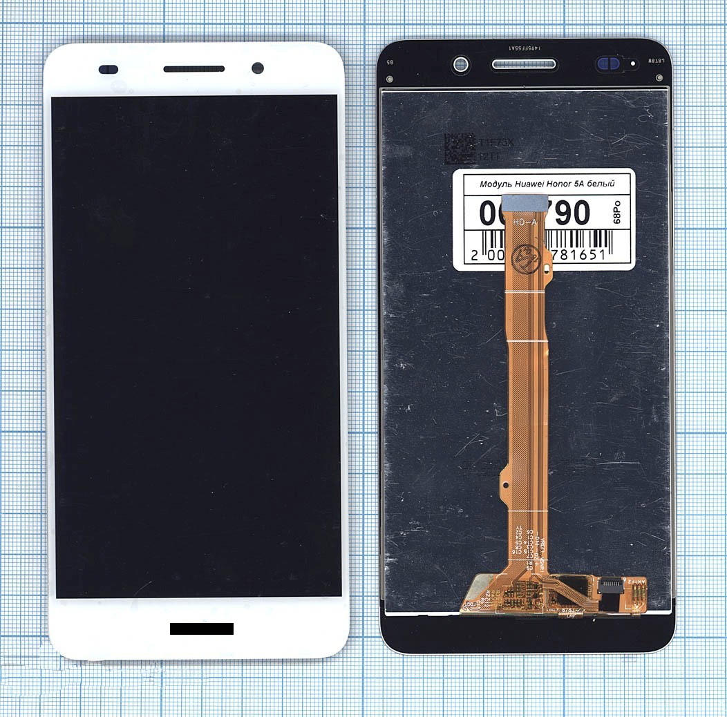 

Дисплей с тачскрином для Honor 5A (D2LYO-L21) белый, для Huawei Honor 5A (D2LYO-L21)