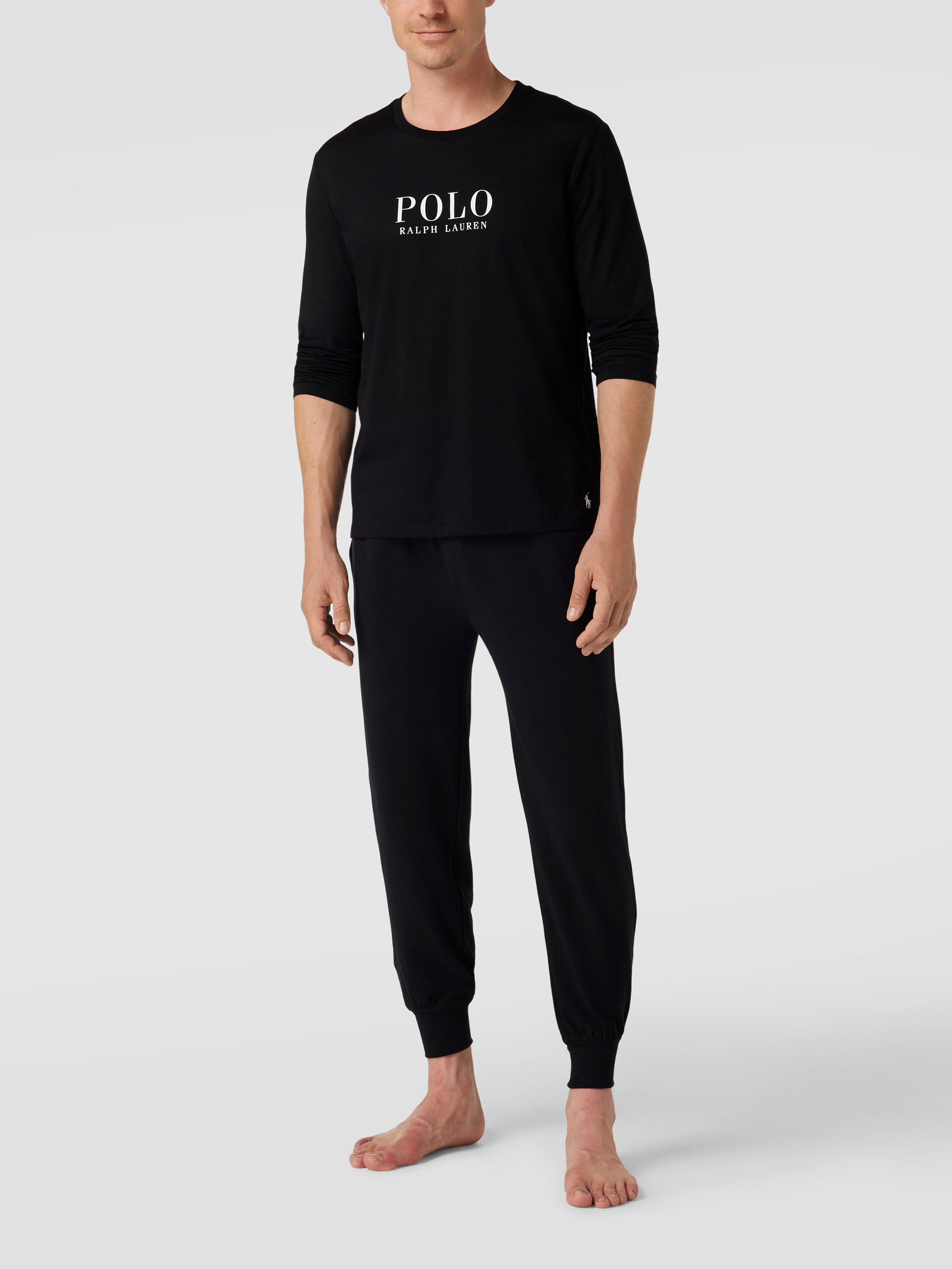 

Лонгслив домашний мужской Polo Ralph Lauren 1675555 черный XL доставка из-за рубежа, 1675555
