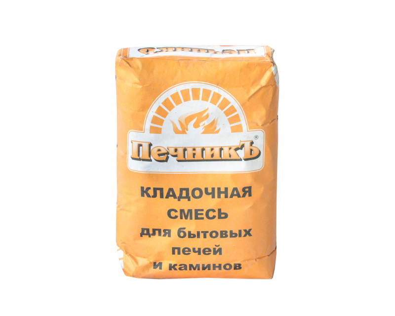 

Кладочная смесь Печник для печей и каминов (+1200 С), 18кг *1/54, Серый