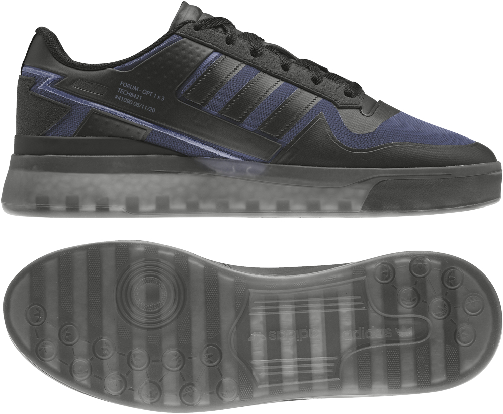 

Кеды мужские Adidas FORUM TECH BOOST черные 11.5 UK, FORUM TECH BOOST