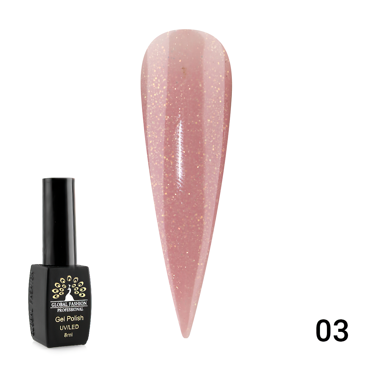 

Гель лак Opal Global Fashion 8 мл, 03