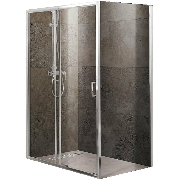 фото Belbagno душевой уголок belbagno unique-ah-1-120/135-90-c-cr