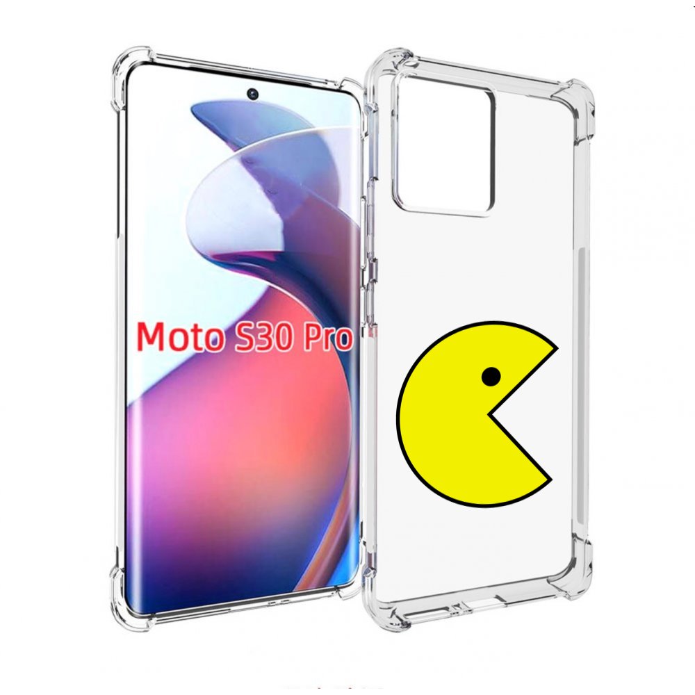

Чехол MyPads pacman-пекмен для Motorola Moto S30 Pro, Прозрачный, Tocco