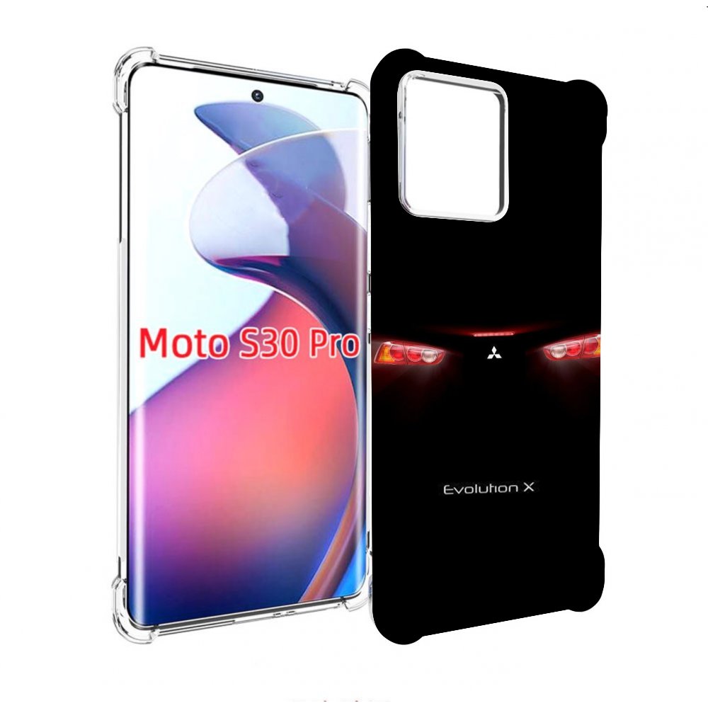 Чехол MyPads mitsubishi-мицубиси-1 для Motorola Moto S30 Pro