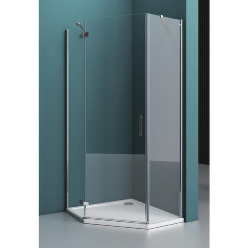 фото Belbagno душевой уголок belbagno kraft-p-1-100-c-cr-l