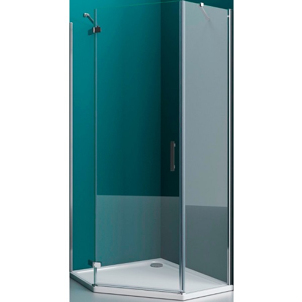 фото Belbagno душевой уголок belbagno kraft-p-1-100-c-cr-l