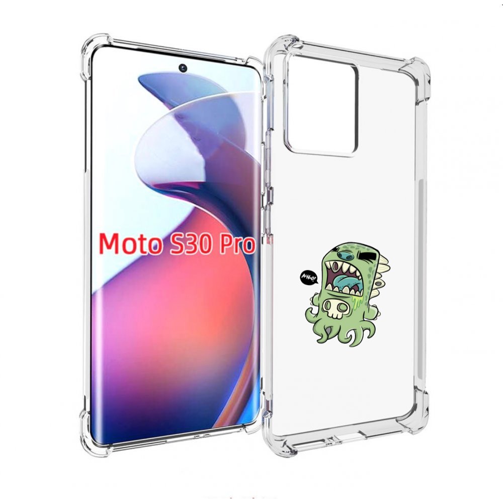 

Чехол MyPads crop для Motorola Moto S30 Pro, Прозрачный, Tocco