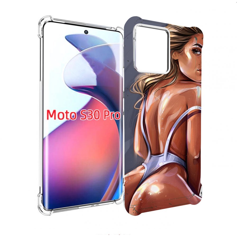 

Чехол MyPads craigos-art для Motorola Moto S30 Pro, Прозрачный, Tocco