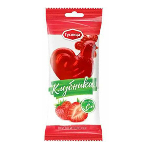 

Леденцовая карамель Гуслица Петушок со вкусом клубники 17 г