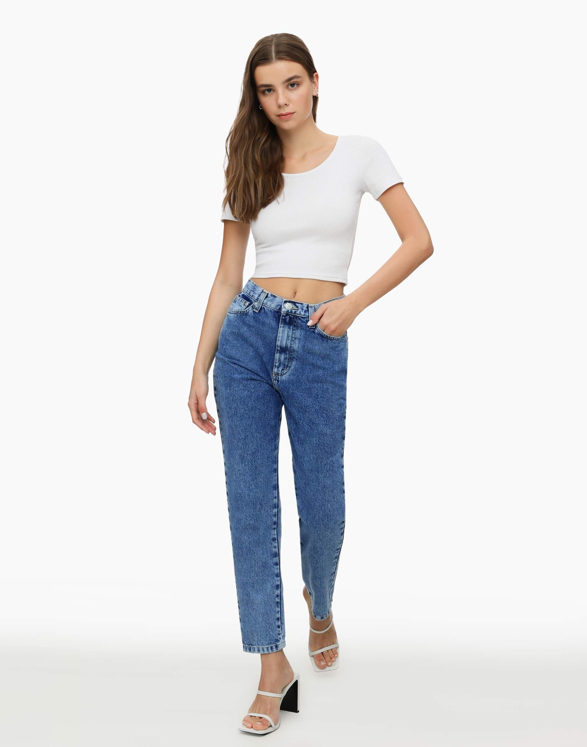 

Джинсы женские Gloria Jeans GJN031791 синие 36/158, Синий, GJN031791
