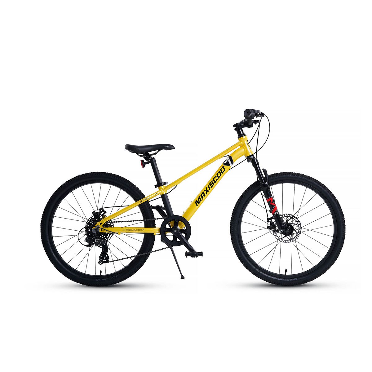 Велосипед Maxiscoo 7BIKE 24'' M300 (2024) Желтый MSC-M7-2404