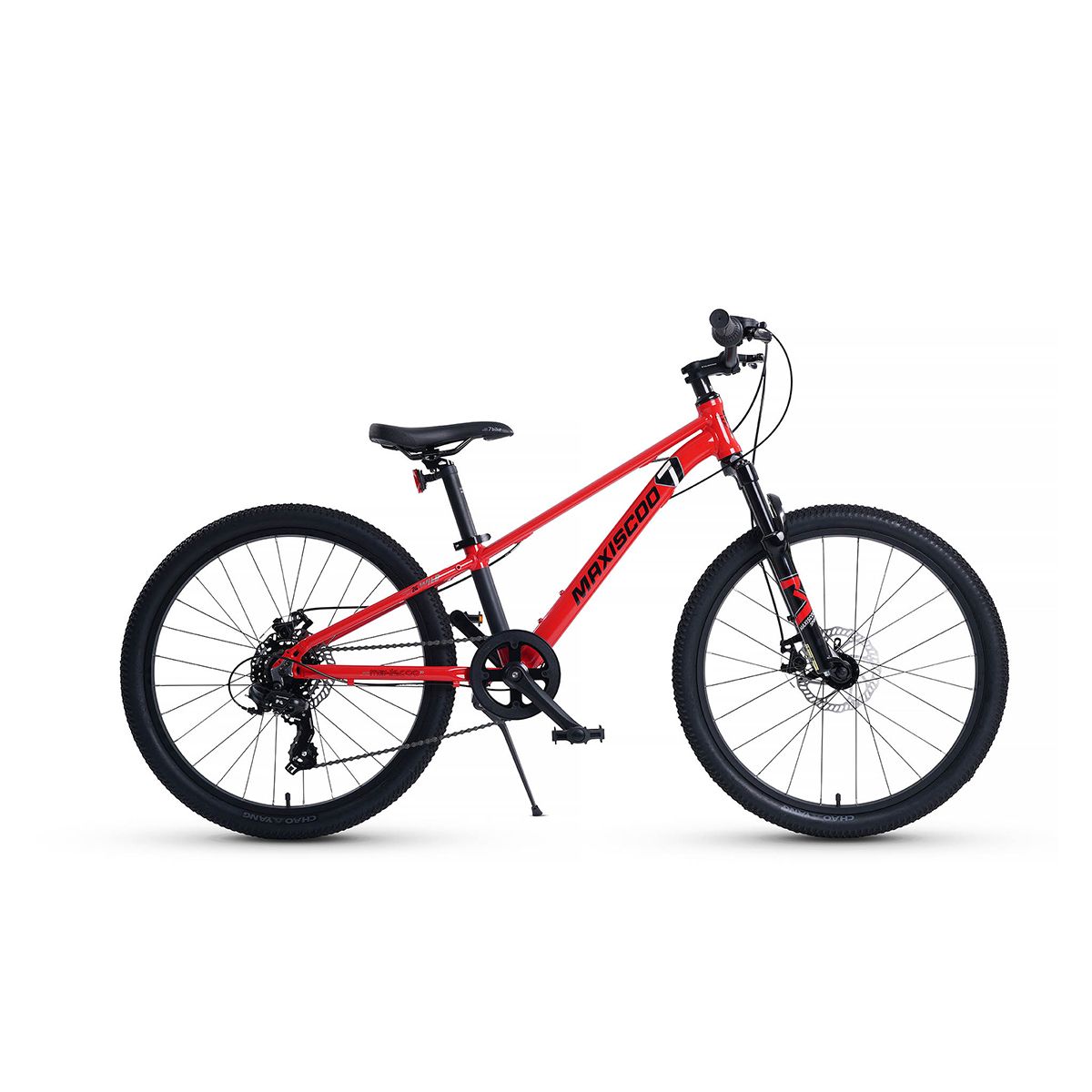 Велосипед Maxiscoo 7BIKE 24'' M300 (2024) Красный MSC-M7-2402