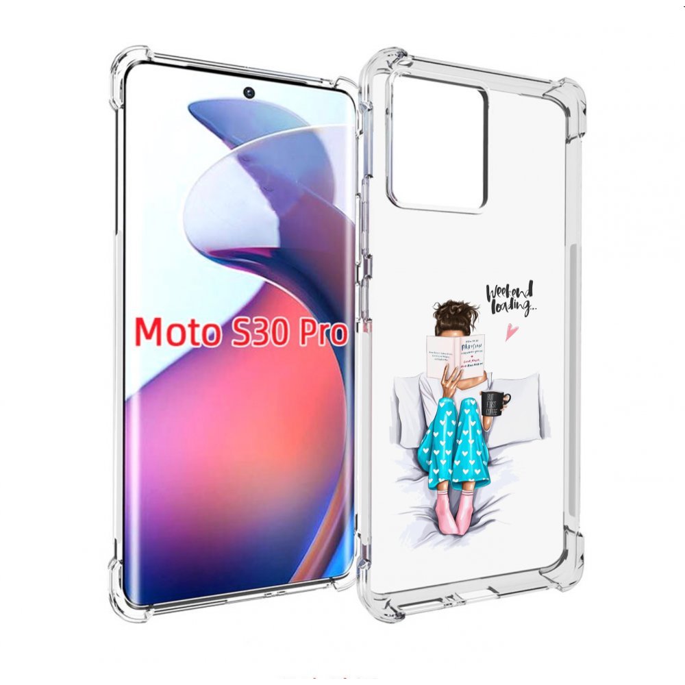 

Чехол MyPads Weekend-loading для Motorola Moto S30 Pro, Прозрачный, Tocco