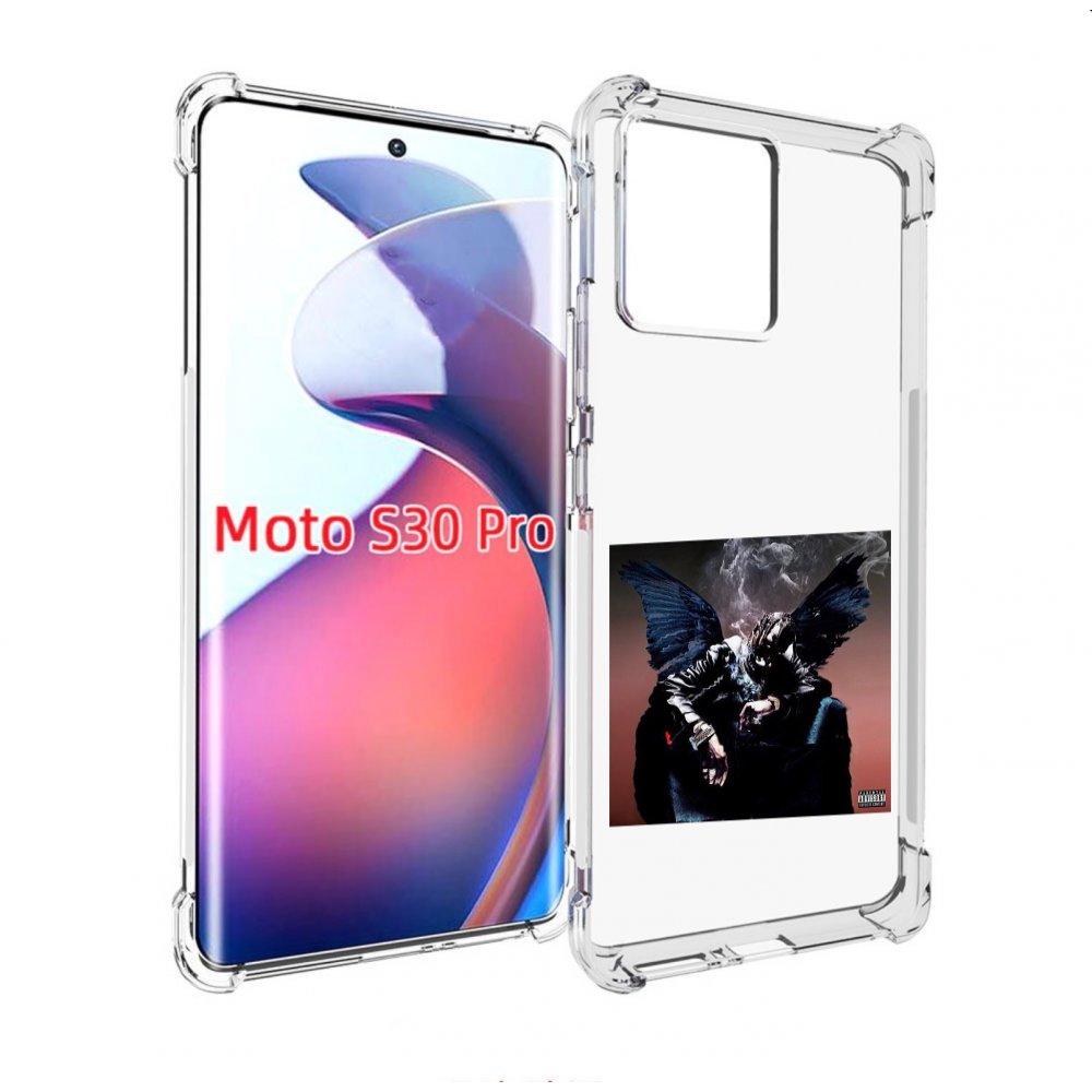 

Чехол MyPads Travis Scott - Birds In The Trap Sing McKnight для Motorola Moto S30 Pro, Прозрачный, Tocco