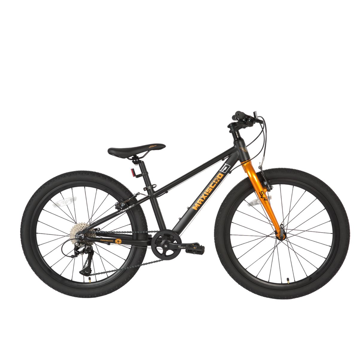 Велосипед Maxiscoo 5BIKE 24'' M (2024) Черный Матовый MSC-M5-2402