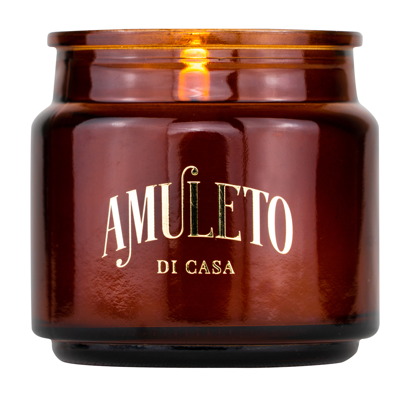 Ароматическая свеча Amuleto di Casa Amber Scented Candle