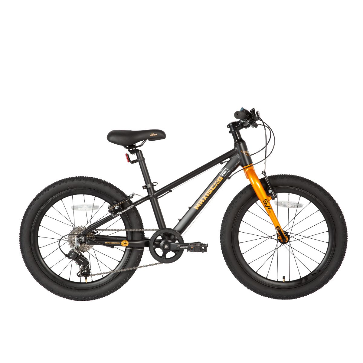 Велосипед Maxiscoo 5BIKE 20'' M (2024) Черный Матовый MSC-M5-2002