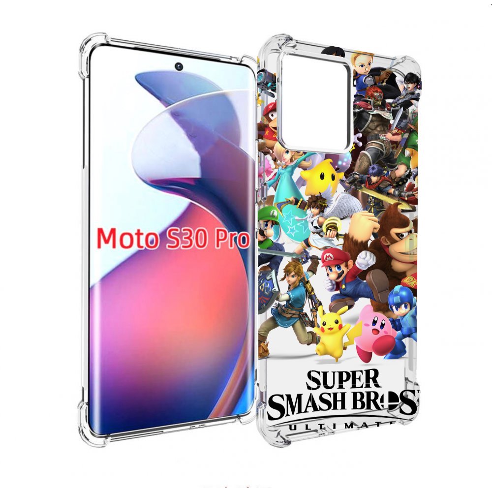 

Чехол MyPads Super Smash Bros для Motorola Moto S30 Pro, Прозрачный, Tocco