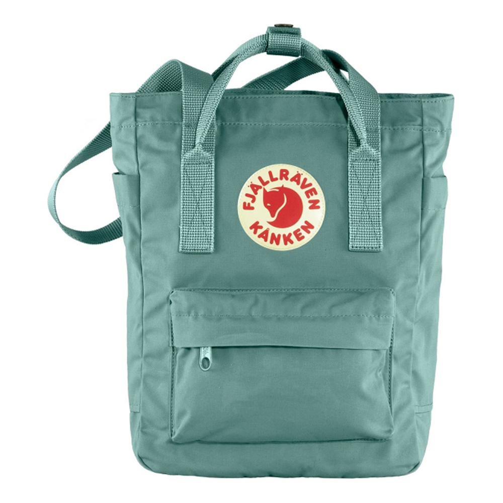 фото Рюкзак женский fjallraven kanken totepack mini frost green, 30x25x13 см