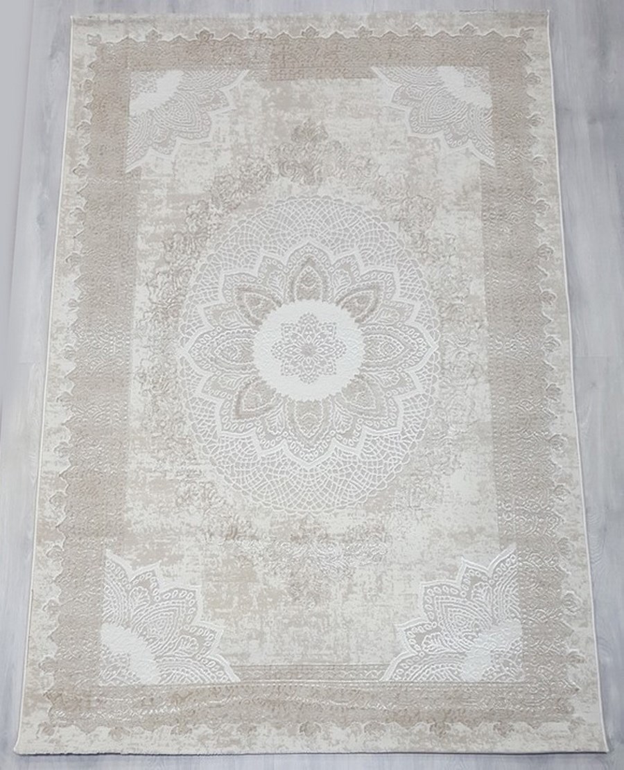 фото Ковер nova 4344b прямой кремовый 300x500 sofia rugs