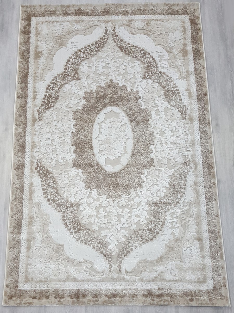 фото Ковер gloria 4342a прямой кремовый 120x180 sofia rugs