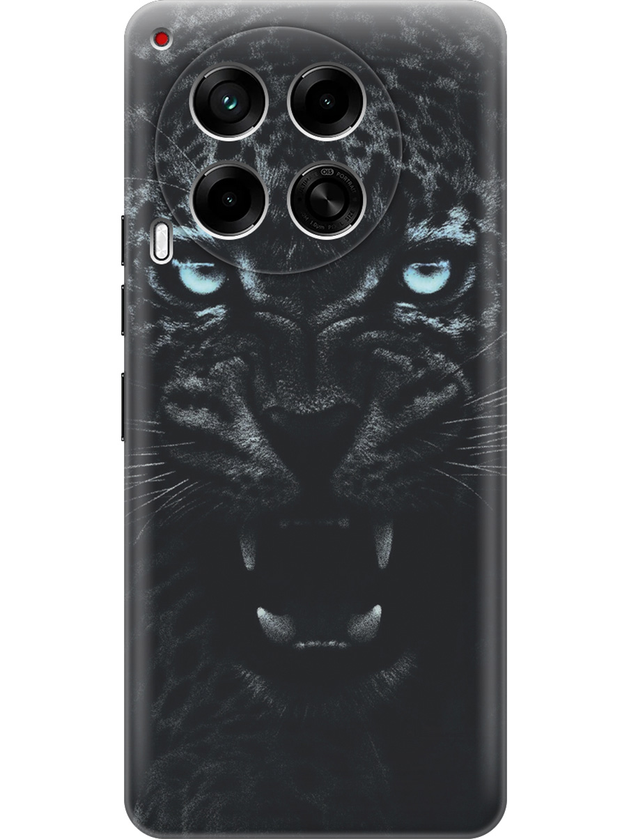 

Силиконовый чехол на Tecno Camon 30 4g / 30 5g с принтом "Голубоглазая пантера", Прозрачный;голубой;черный, 782632413