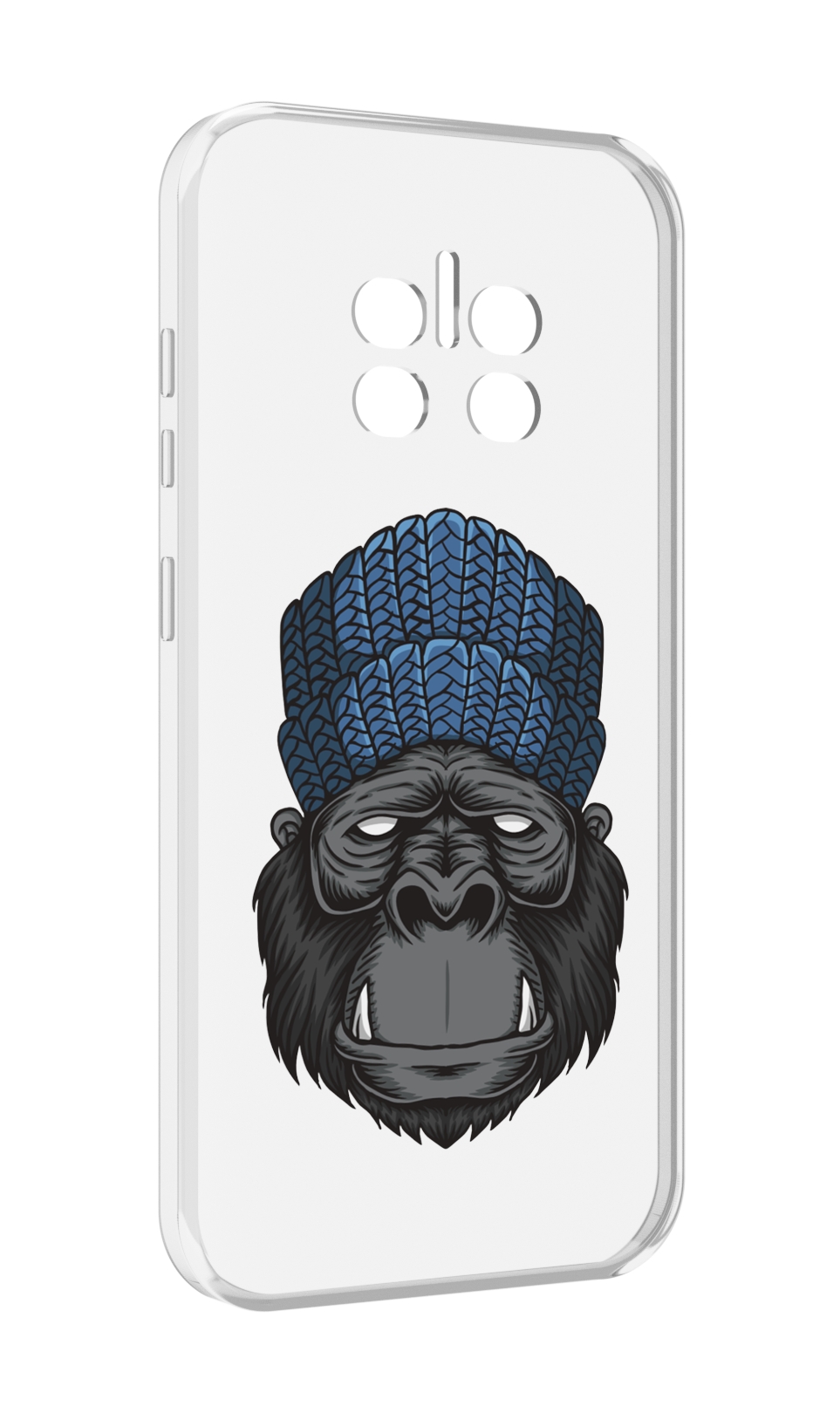 

Чехол MyPads Горила для Doogee V11, Прозрачный, Tocco