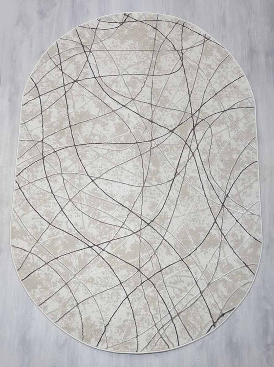 фото Ковер nova 4326a овал с.коричневый/кремовый 80x150 sofia rugs