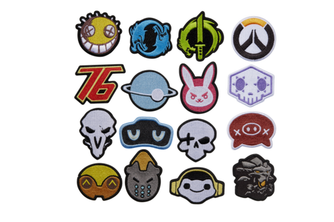 

Термонаклейка Overwatch Character Iron on Patches, Разноцветный