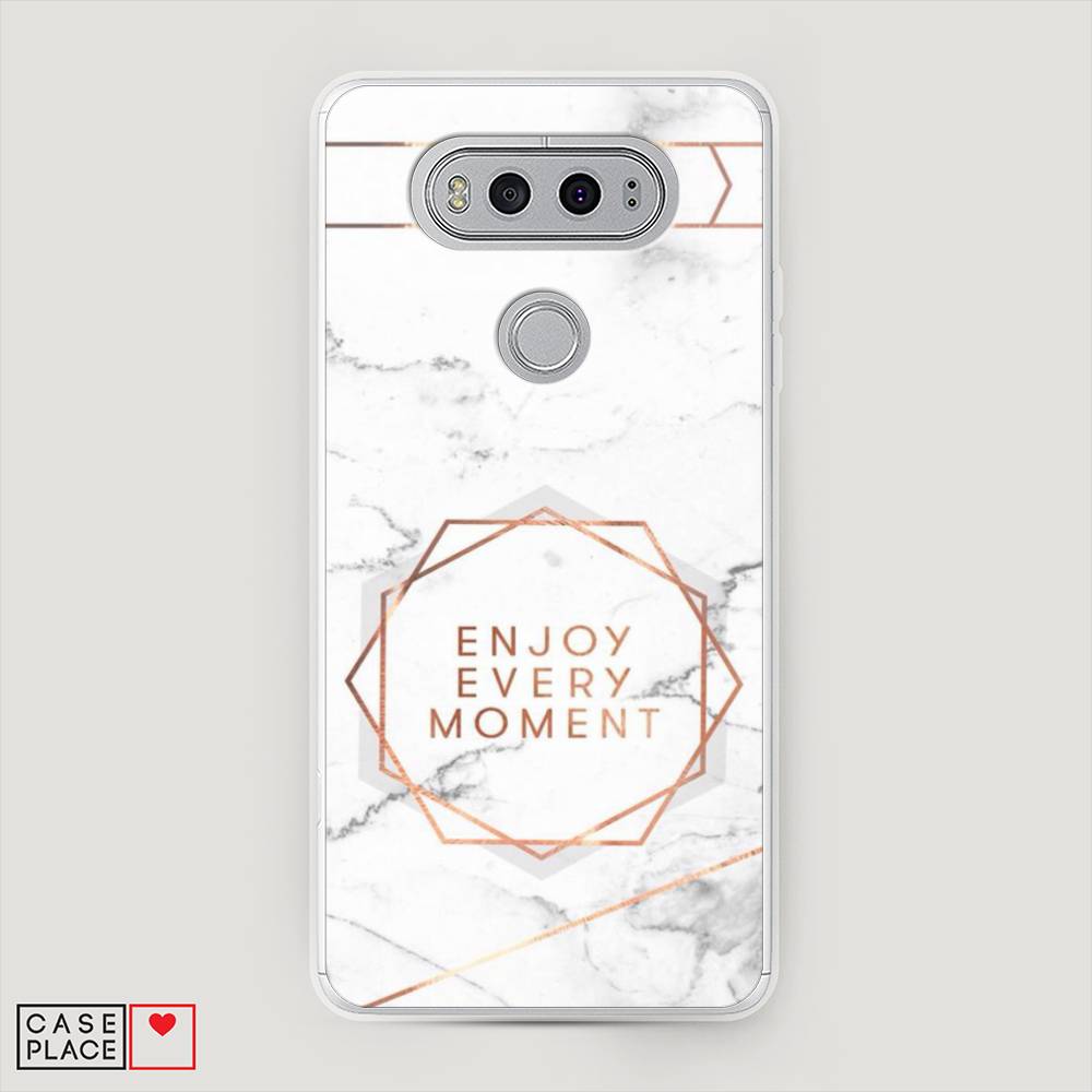 

Чехол Awog "Enjoy every moment мрамор" для LG V20, 83350-7