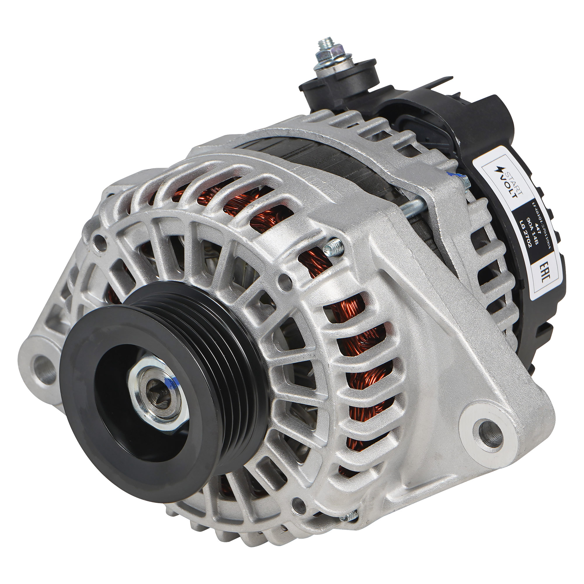 

Генератор для а/м Lifan Solano (10-)/X50 (14-) 1.5i/1.6i 90A (LG 2702)