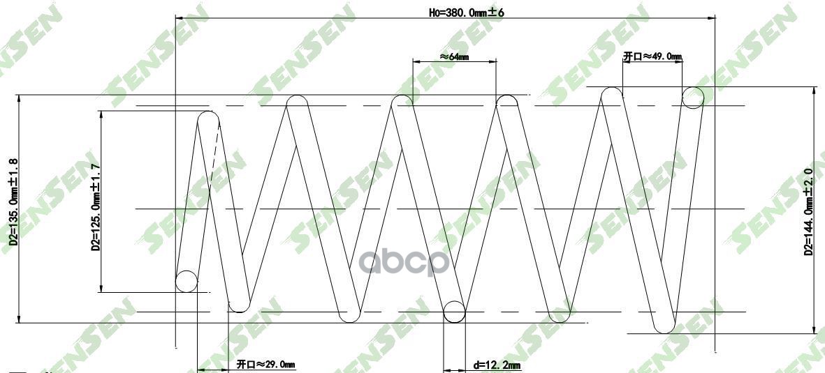 

Пружина подвески передней Dacia Duster, Renault Duster 1.6 16V 4X4 10>