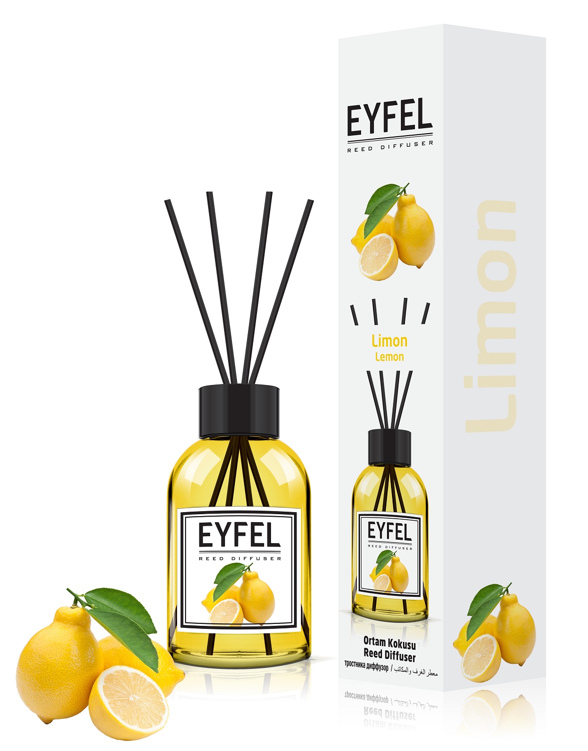 фото Аромадиффузор диффузор ароматический eyfel lemon (лимон) 110 мл