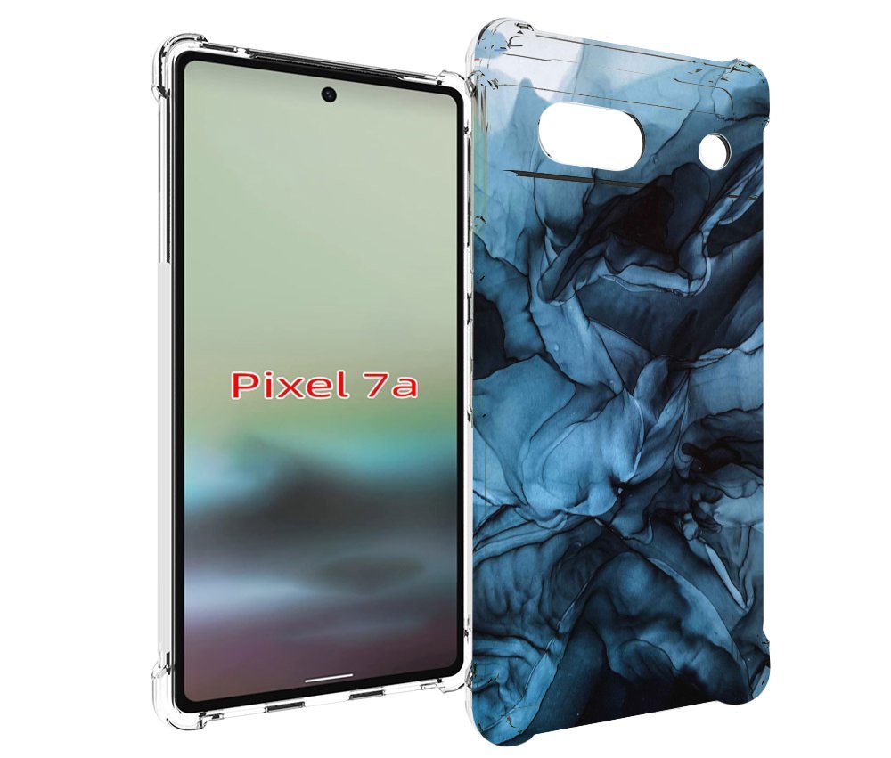 

Чехол MyPads голубой дымок для Google Pixel 7A, Tocco
