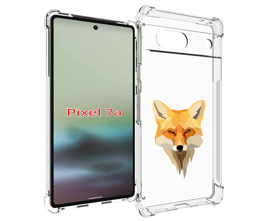

Чехол MyPads голова-лисы для Google Pixel 7A, Tocco