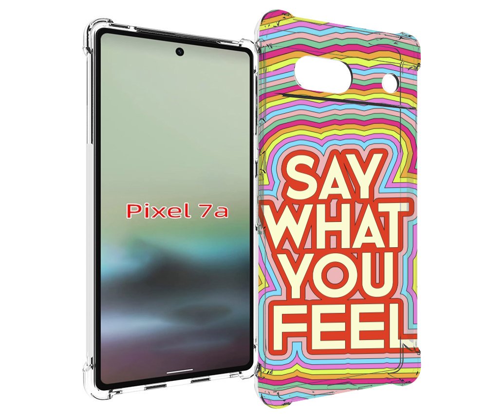 

Чехол MyPads говори то что чувствуешь для Google Pixel 7A, Tocco
