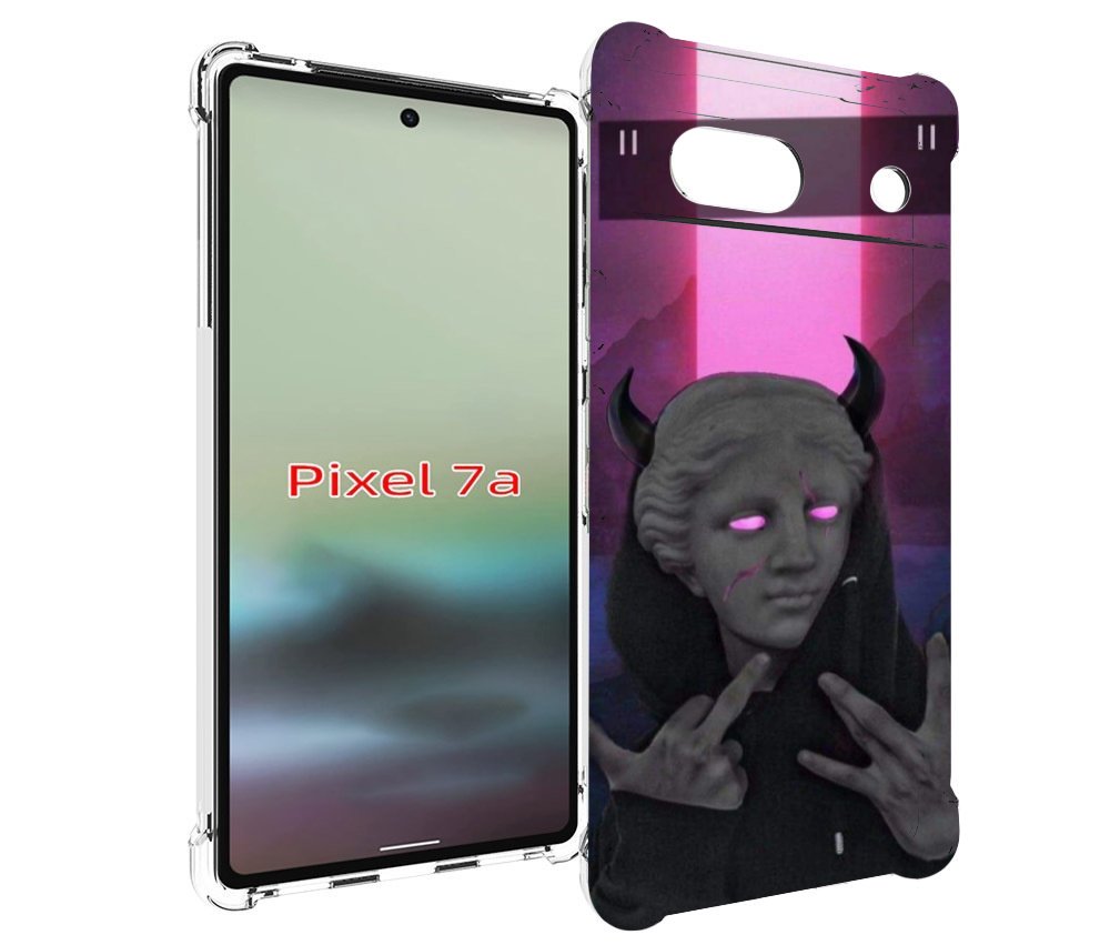 

Чехол MyPads глитч-статуя для Google Pixel 7A, Tocco