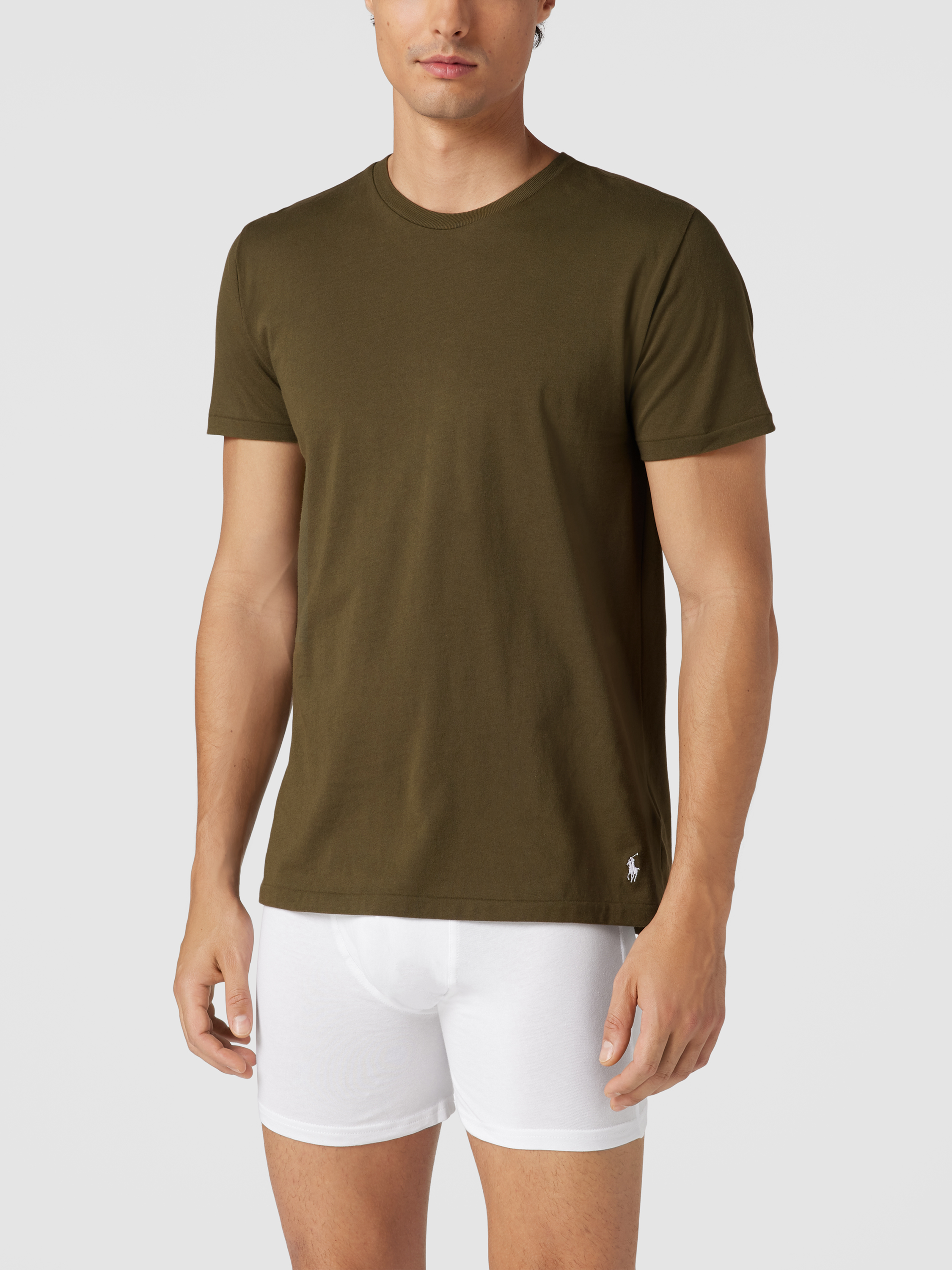 

Футболка домашняя мужская Polo Ralph Lauren 1675543 хаки S доставка из-за рубежа, 1675543