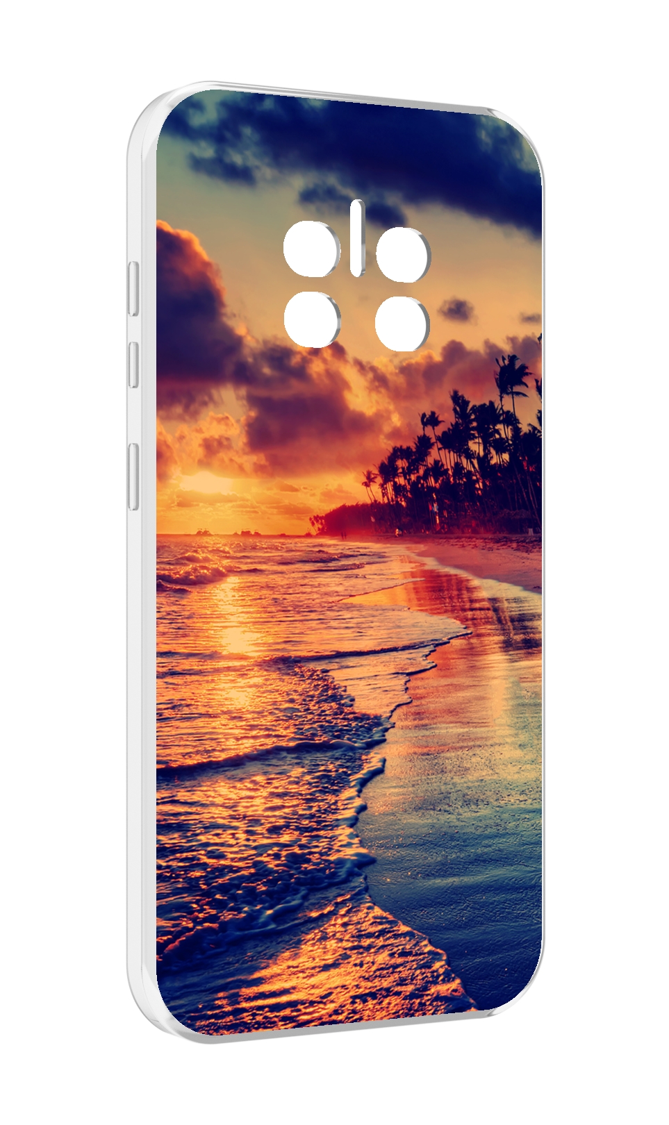 

Чехол MyPads Берег для Doogee V11, Прозрачный, Tocco