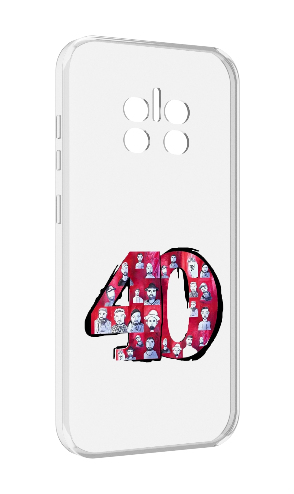 

Чехол MyPads Баста 40 для Doogee V11, Прозрачный, Tocco