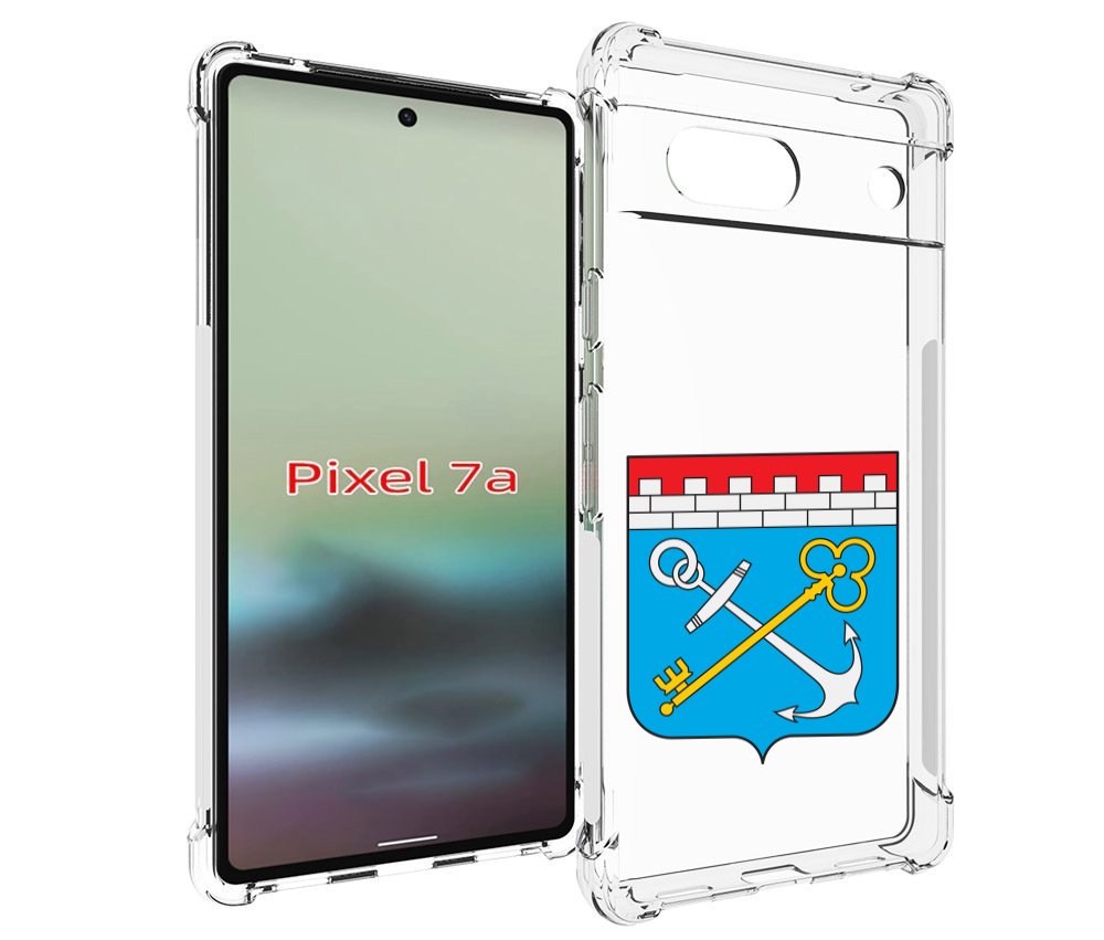 

Чехол MyPads герб-ленинградская-область-питер для Google Pixel 7A, Tocco