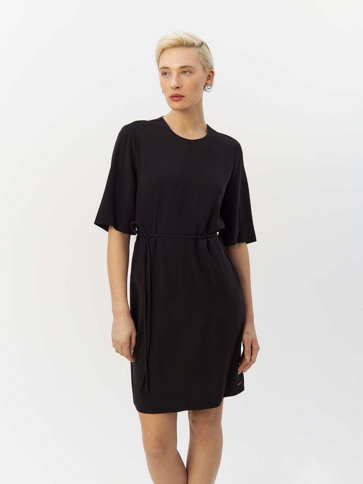 Платье женское Calvin Klein K20K206375 черное 42 EU