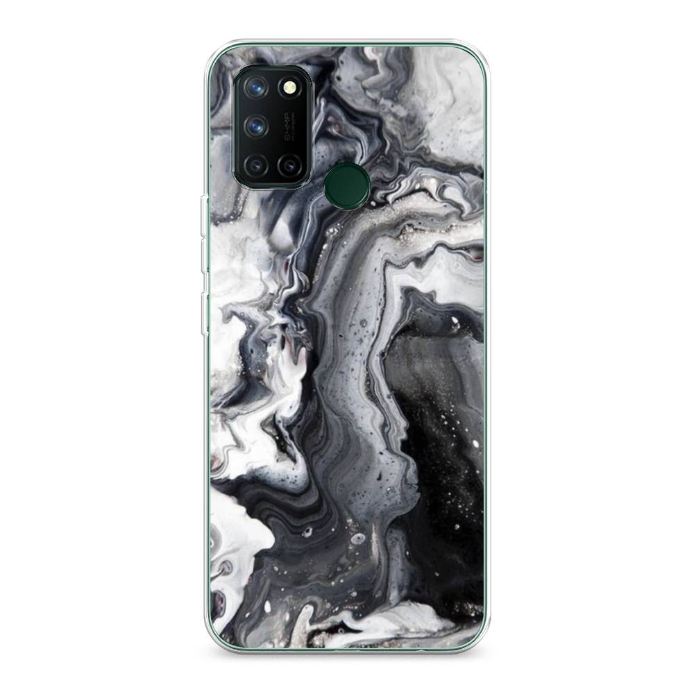 

Чехол Awog на Realme 7i "Бело-черные сложные полосы", Разноцветный, 253950-3