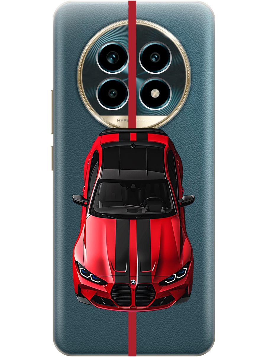 

Силиконовый чехол на Realme 13 Pro с принтом "Красный БМВ", Прозрачный;голубой, 784807951