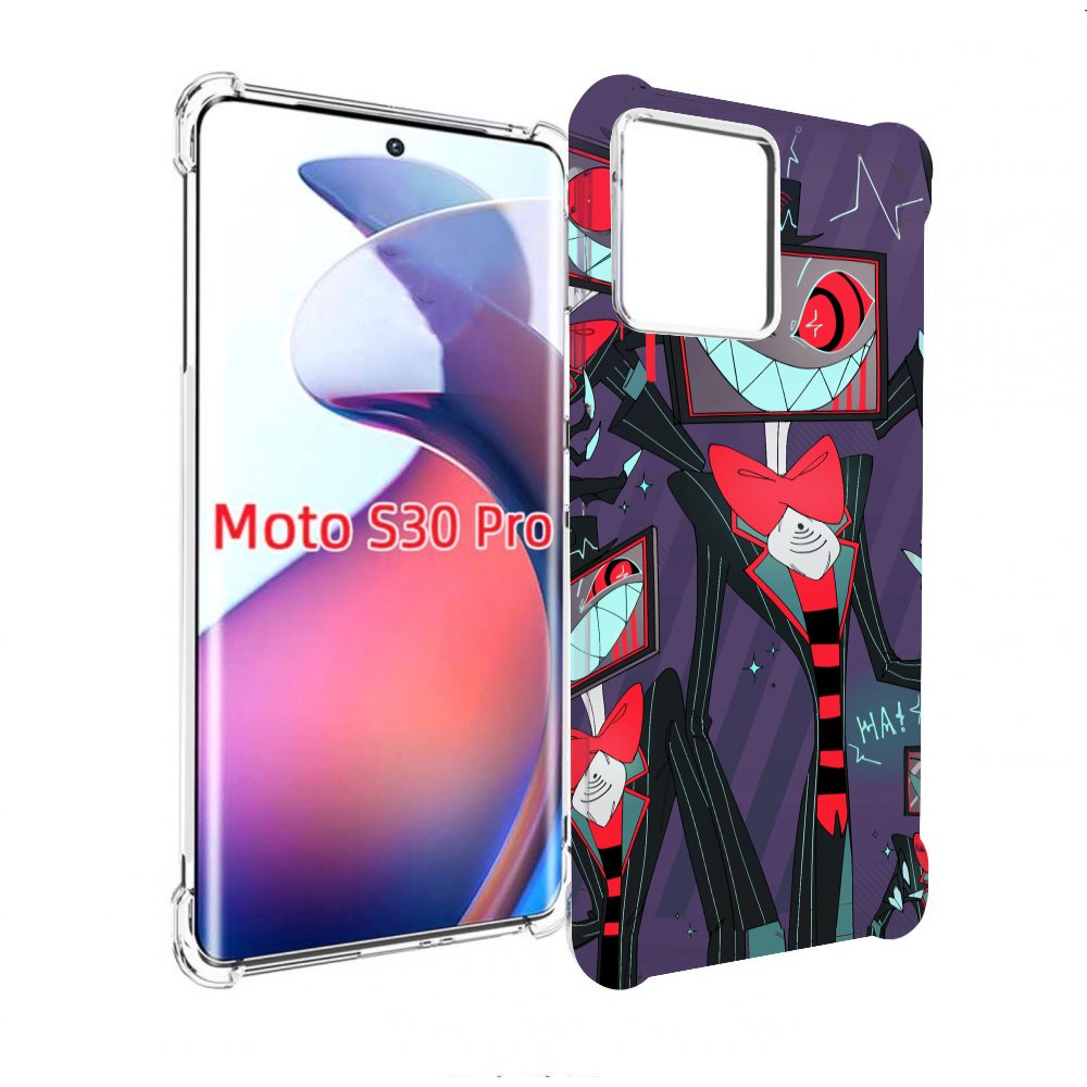 

Чехол MyPads hazbin hotel для Motorola Moto S30 Pro, Прозрачный, Tocco