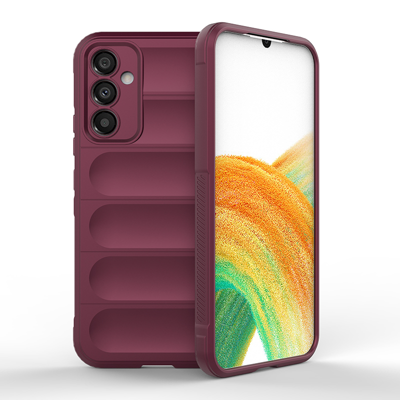 

Противоударный чехол Flexible Case для Samsung Galaxy A34 5G, бордовый, Flexible Case